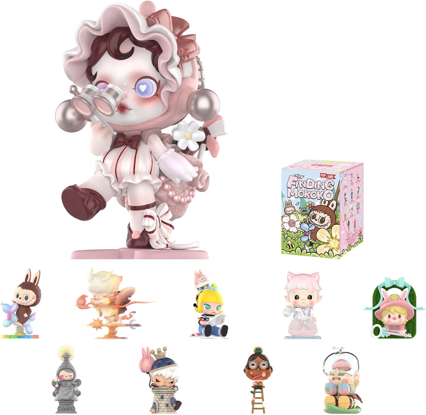 POP MART Find The MOKOKO Series Figures.