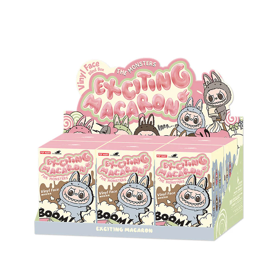 POP MART Labubu The Monsters Exciting Macaron Series Plush Pendant Blind Box - Image 2